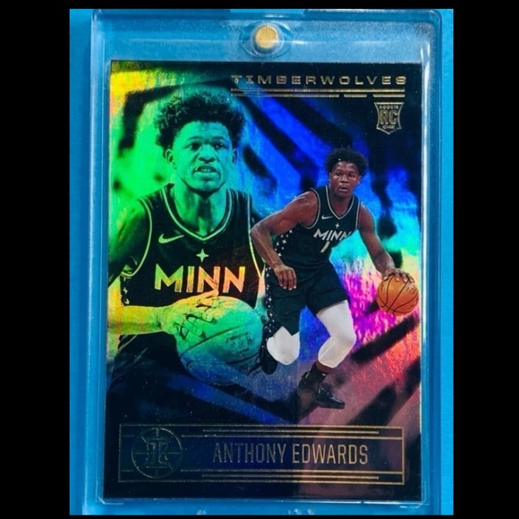 🔥🏀Anthony Edwards Rookie Rainbow Holo basketball Card - Picture 1 of 2